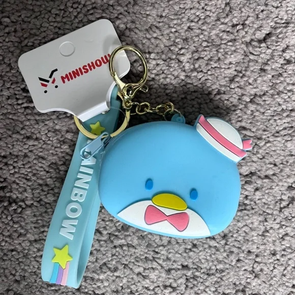 Sanrio Tuxedo Sam keychain and small pouch - both new - Picture 5 of 5